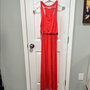 Lush Vibrant Red Maxi Dress